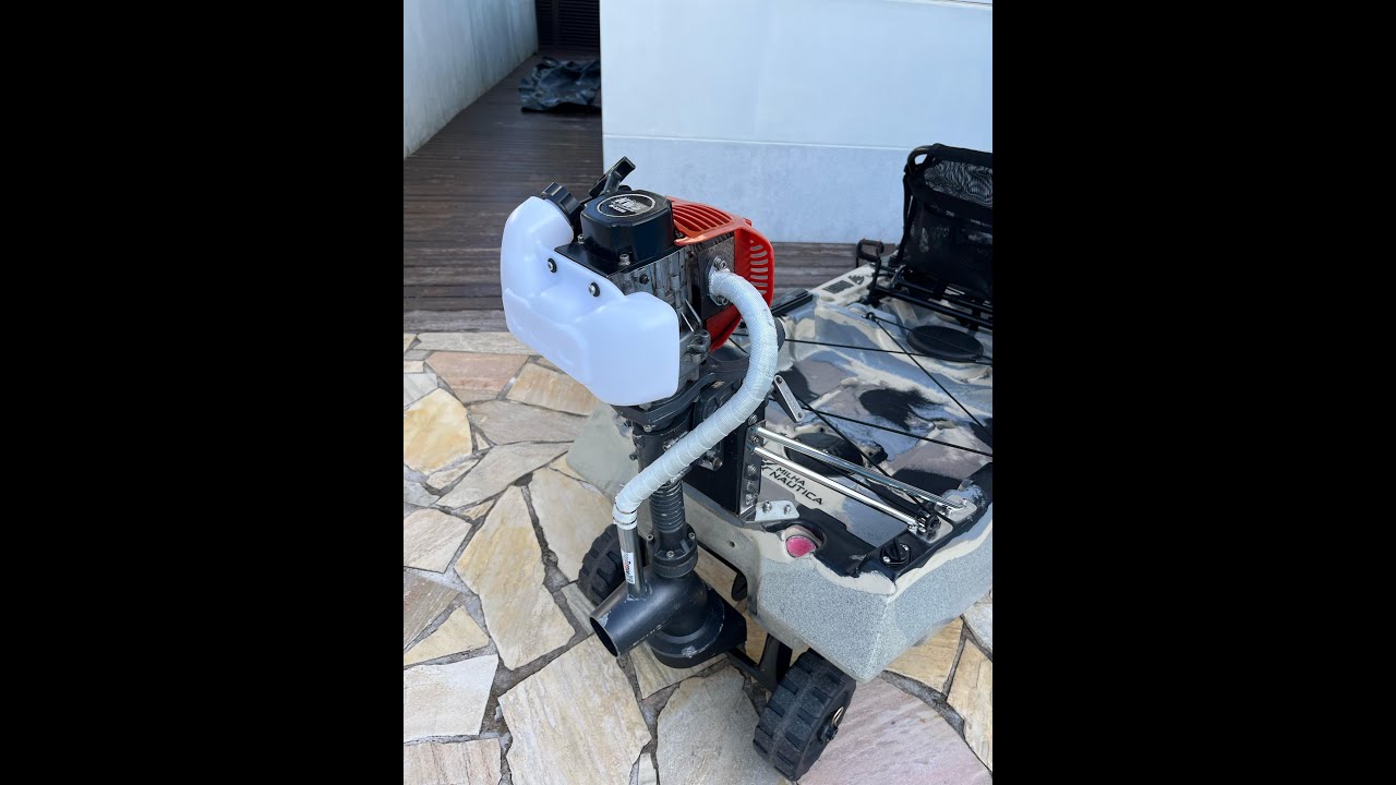 MONTAGEM DO ESCAPAMENTO MAIS TORQUE NO MOTOR JET TURBO.