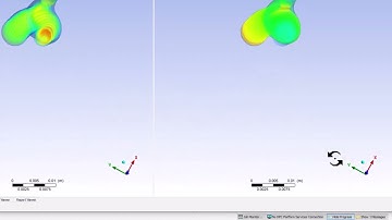 Numerical Results: Volume Renderings and Vectors | Steady Flow in an Artery