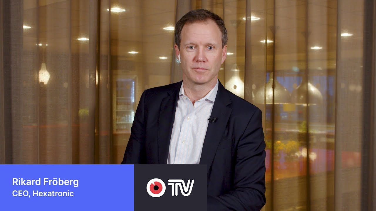 Hexatronic Group's CEO Rikard Fröberg in an interview about the Year-end report, 2025