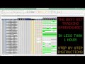 Microsoft Excel - Setting up Stocks Spreadsheet. - YouTube