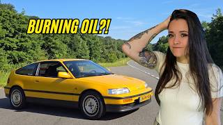 MY HONDA CRX STARTED BURNING OIL...
