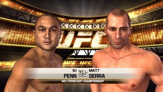 UFC Undisputed 2010 Gameplay BJ Penn vs Matt Serra