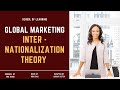 Internationalization Theories (UPPSALA, Network Model & Born Global)