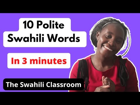 Video: Apa arti tiang dalam bahasa swahili?