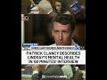Patrick Clancy speaks on '60 Minutes'