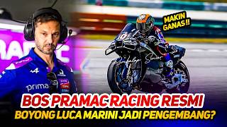JUST ANNOUNCED🔥PRAMAC RACING LY SIGNS LUCA MARINI~TO DEVELOP THE NEW YZR-M1 V4 850 ENGINE?