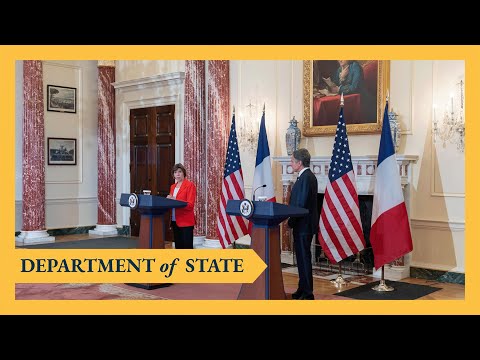 Secretary Blinken's joint press availability with French Foreign Minister Catherine Colonna