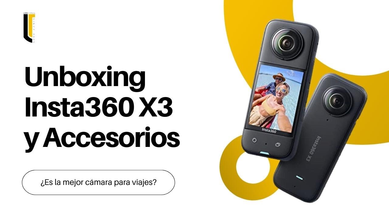 Lo Tienes que Ver: Unboxing y primeras impresiones de la Insta360 X3 y los  mejores Accesorios 