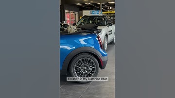 Thumbnail of Explore this Icy Sunshine Blue 2025 MINI Cooper S Convertible #minicooper #mini #convertible #cars
