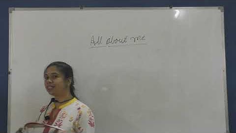 "ALL ABOUT ME " CLASS 1 EVS