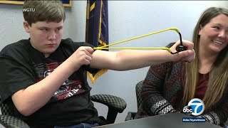 13-year-old boy uses slingshot to save sister from suspected kidnapper