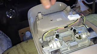 How to install the overhead console in a 1999 Dodge Ram Cummins Turbo Diesel Truck.