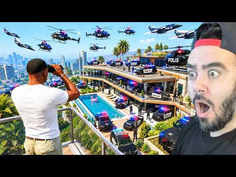 POLICE RAIDED FRANKLIN'S HOUSE - GTA 5 MODS
