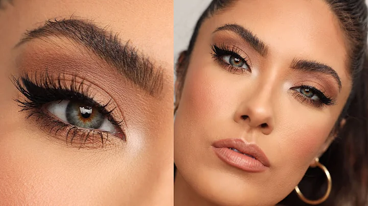 Easy AF winged liner and shadow for makeup beginne...