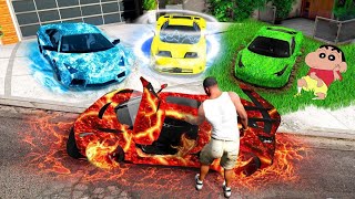 GTA 5 !! SHINCHAN AND FRANKLIN COLLECTING RARE ELEMENTAL CARS IN GTA 5 TAMIL screenshot 3