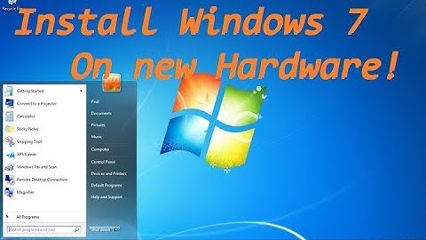 Install Windows 7 On Modern Hardware (Intel Skylake, Kaby Lake, Haswell , Amd Ryzen)