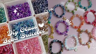 DIY Dreamy Glass Bead BraceletโจMake Bracelets With Me | Chill Beading Session ๐โจ Easy Tutorial