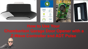 How to use a Linear GD00Z-4 Z-Wave Controller with a Chamberlain Garage Door Opener