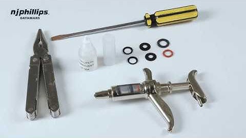 NJ Phillips™ 1mL, 2mL or 5mL Metal Tube-Fed Injector Maintenance Guide