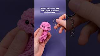 The easiest way to add keychains to your #amigurumi