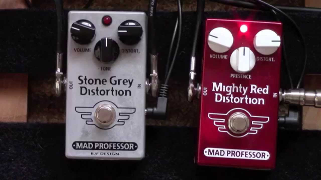 Mad Professor Mighty Red Distortion Pedal   YouTube