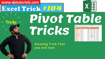 Amazing Super Pivot Table Tricks In Excel You Never Heard Of || Excel tricks