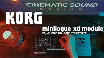 KORG MINILOGUE XD Module DEMO (No Talking)