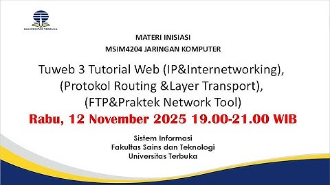Tuweb 3 Tutorial Web Jaringan Komputer Rabu 12 Nov 2025 19 00 21 00 WIB