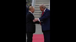 Trump greets Putin before their meting on Russia-Ukraine war