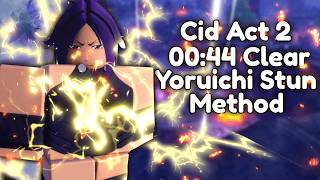 Patched 044 Cid Raid Act 2 Yoruichi Stun Method Anime Vanguards