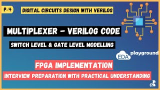 Multiplexer -Verilog Coding on EDA playground| Data flow & Behavioral Modelling
