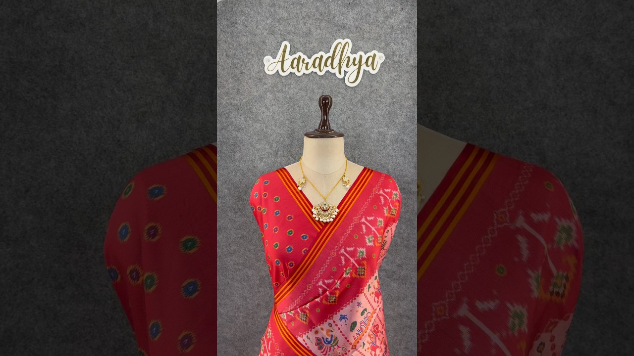 Elegant Patola Print Sarees