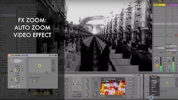Zwobot Video for Ableton Live - FX ZOOM - Effect Module