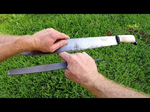 How To Sharpen a Machete Properly at Home - ViperSharp