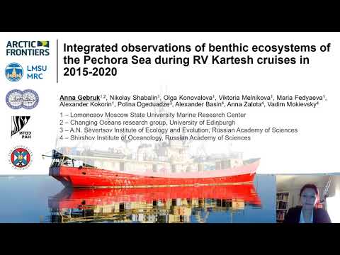 Arctic Frontiers 2021 – Anna Gebruk «Benthic ecosystems of the Pechora Sea Submission»
