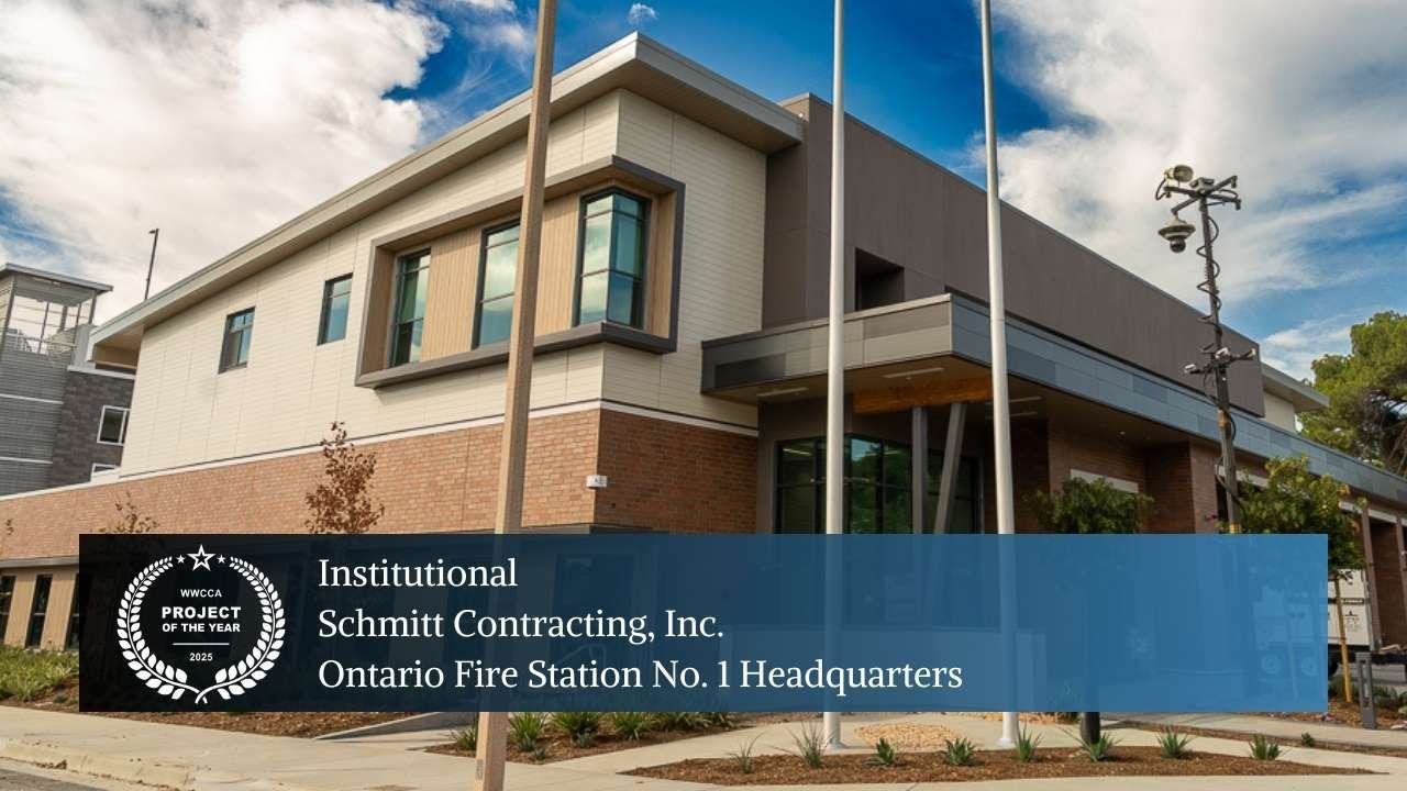 Institutional - Ontario Fire Station No.1 Headquarters - Schmitt Contracting, Inc.