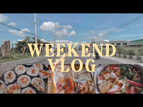 weekend vlog 🌸 | making kimbap, hotpot, korean grocery & mom's bday