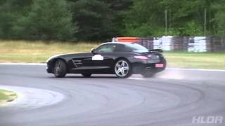 Drifting Mercedes Sls Amg At Tor Poznan