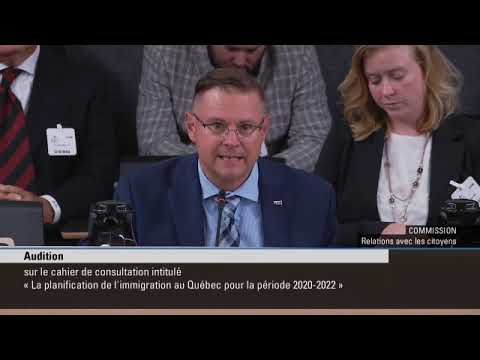 Planification de l'immigration - Audition Association Restauration Québec