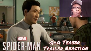 Q&A Trailer Reaction: Spider-Man PS4 Teaser Teaser Trailer 2017 PGW