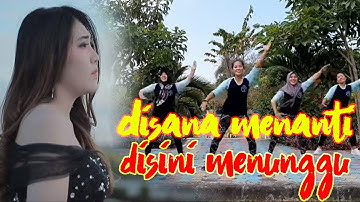 Di Sana Menanti Di Sini Menunggu by Via Vallen | Zumba Fitness | Cover by SS Puspita Wates