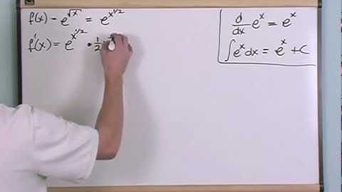 Section 13   Derivatives and Integrals Of Exponents
