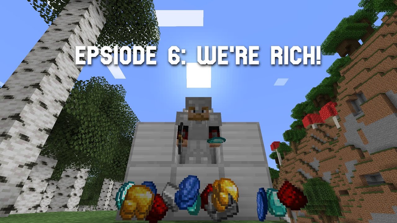 Returning to Minecraft After 10 Years: We're Rich! - YouTube