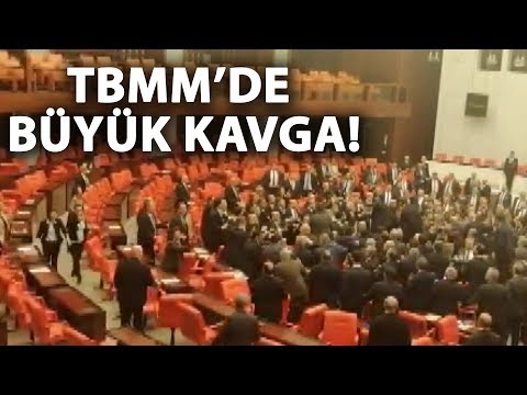 TBMM'DE YUMRUKLU KAVGA!