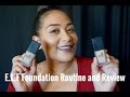 E.L.F. Foundation Routine and Product Review