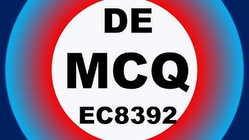 DE | digital electronics mcq questions and answers | ec8392 mcq questions |  CHROMETECH