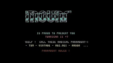 Paramount intro - Turrican II C64