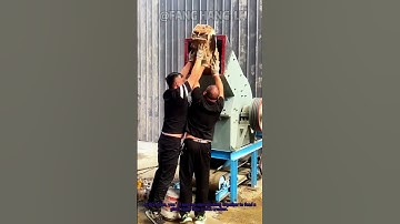 Rock Crusher Challenge: Two Men Feed Giant Stone into Machine | Industrial Moment