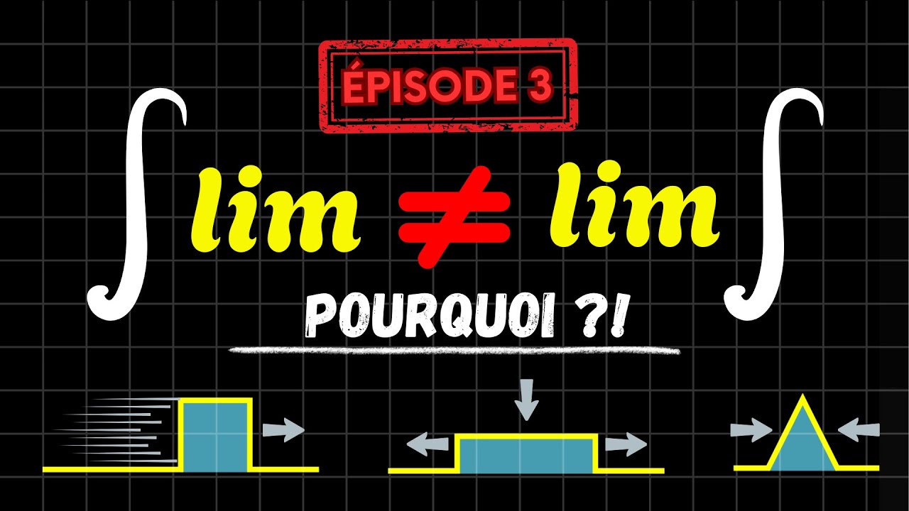 Mais POURQUOI ne peut-on pas permuter LIMITE et INTÉGRALE ?! - Episode 3 #SoME4