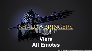 FFXIV All Viera Emotes